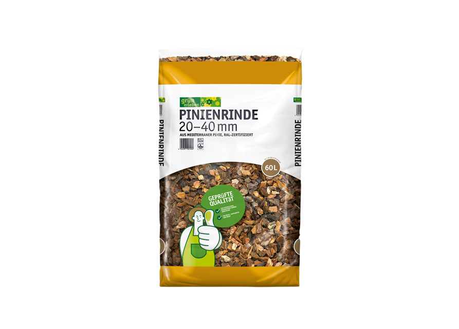 Pinienrinde 20 40 mm, Grün erleben