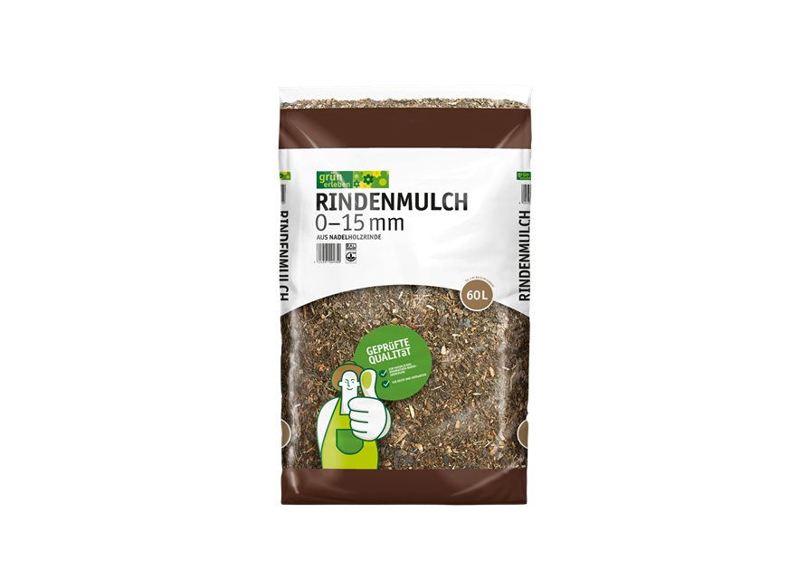 Rindenmulch 0 15 mm, Grün erleben